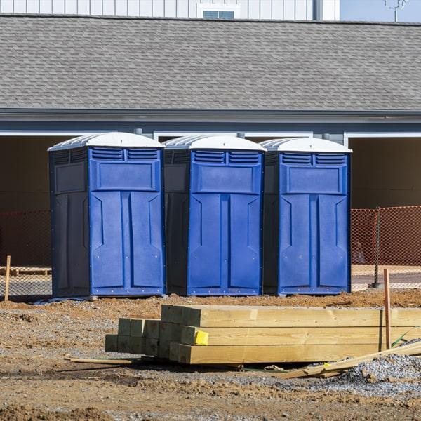 Heavy-duty construction site porta potty in Keene, New Hampshire